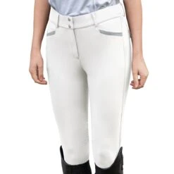 Ovation Dynamic Full Seat Breeches -Lemieux Store 36301 white