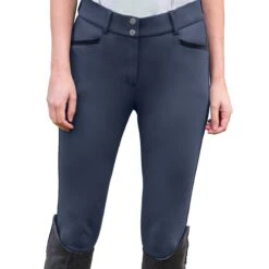 Ovation Dynamic Knee Patch Breeches -Lemieux Store 36303 indigo 2