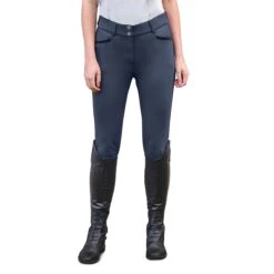 Ovation Dynamic Knee Patch Breeches -Lemieux Store 36303 indigo 3